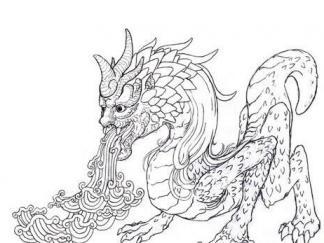 四大凶兽饕餮图片_简笔画图片_少儿图库_儿童资源网