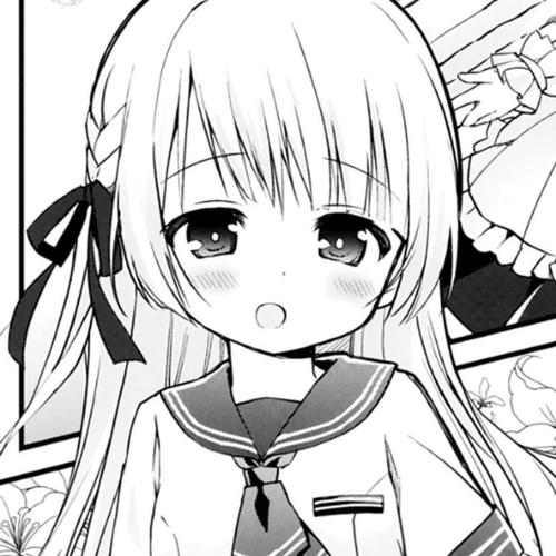 招桃花黑白动漫可爱女生头像128