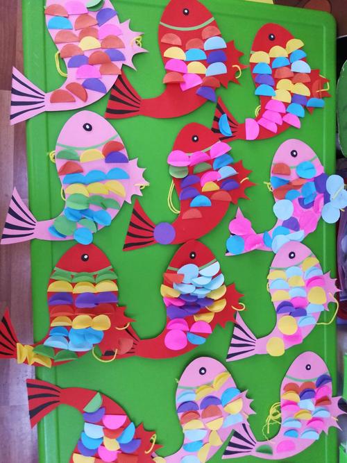 其它 小班最萌宝贝美术手工课《年年有鱼》    中国人过春节讲究好意