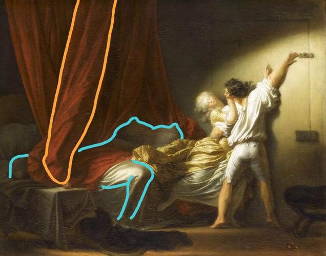 62 七夕节特别篇 · 关于爱情的一幅名画 | 弗拉戈纳尔《门闩》