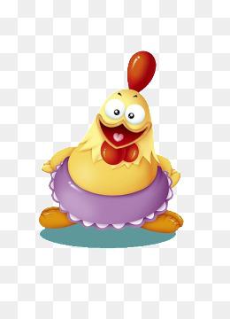 "卡通可爱小鸡"