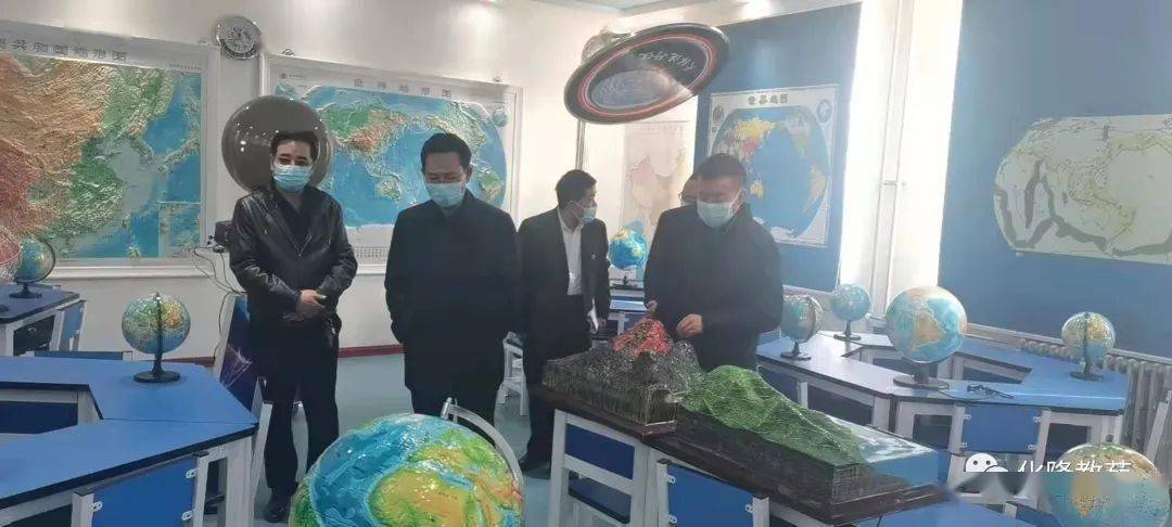 县委书记张爱如调研指导学校疫情防控及项目规划建设等工作