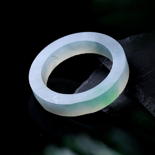 缅甸翡翠手镯毛坯定制正品鉴定证书直播间毛胚货飘手镯