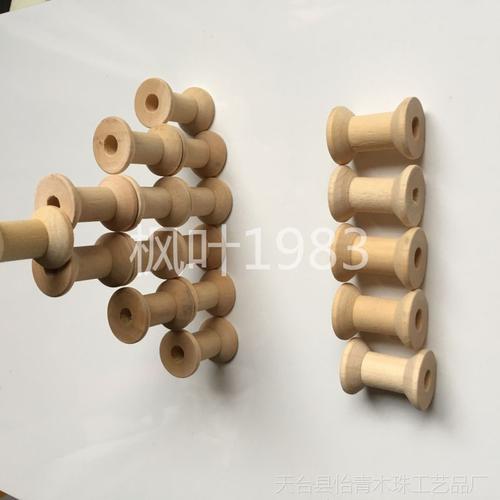 批发原木旧木制怀旧老线轴 空木线轴 复古绕线轴木质线轴 22*29mm