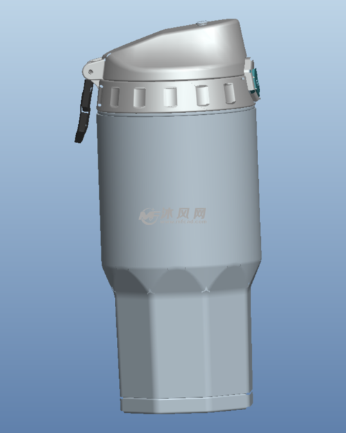 保温杯三维图纸