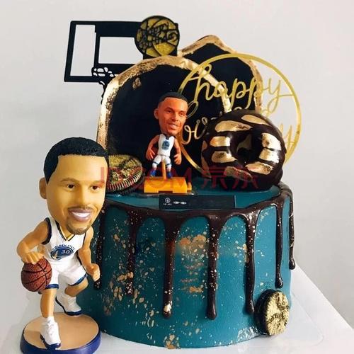 库里篮球生日蛋糕m款 10英寸(适合4-7人食用)