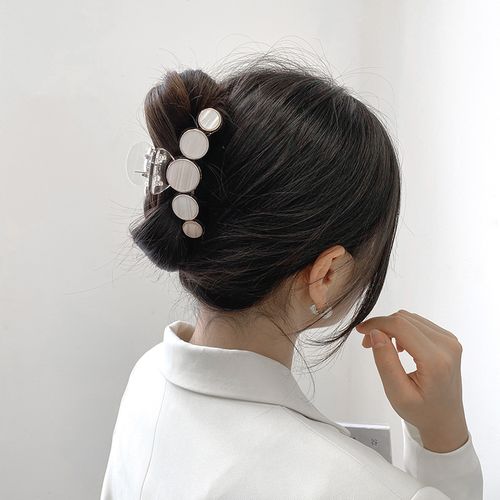 韩国优雅气质大号抓夹后脑勺头发夹子发卡头饰女洗澡碎发盘发韩式