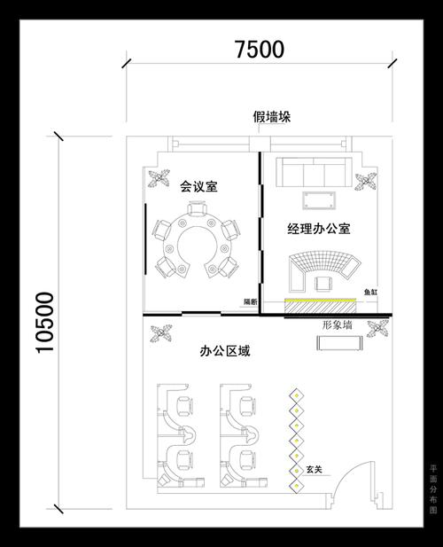 办公室装璜效果图