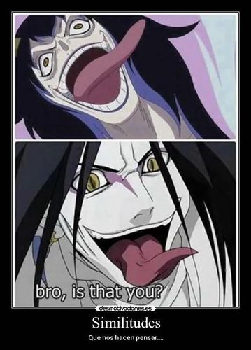 如何看待安崎的吐舌头(附带大蛇丸对比图)