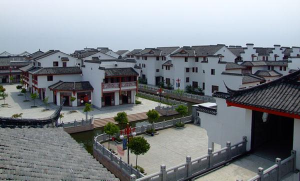 聚焦昆山  周庄镇>柔情似水 古典优雅 风景如画  周庄国际画家村的