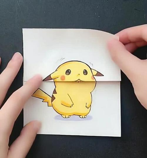 美术生画画前先折纸,做出了会动的皮卡丘,动画公司:明天上班