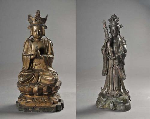 佛像:大日如来和九天玄女