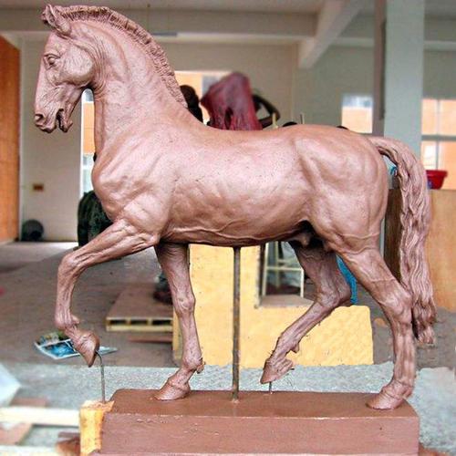 泥塑仿真动物马雕塑