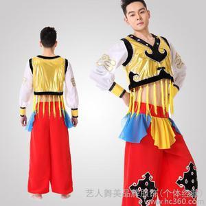 男款蒙古舞蹈服装 蒙古舞演出服 民族舞蹈服装男 蒙古族演出服装