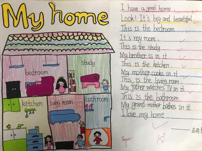 这个不仅是一个house,更是一个真正的home呀!太有爱的一家了!