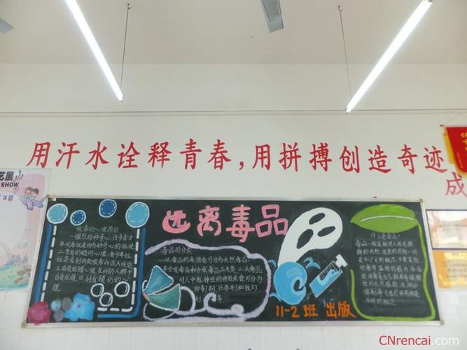 2021年小学校禁毒黑板报素材大全范文