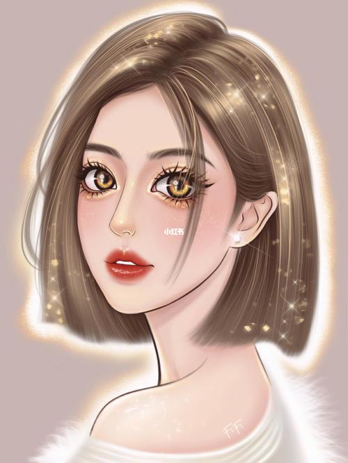 短发女孩,可可爱爱99_手绘_ipad_绘画_手绘头像_文化_绘画