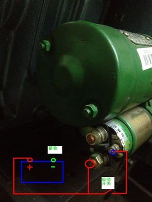 启动机接线方法对吗