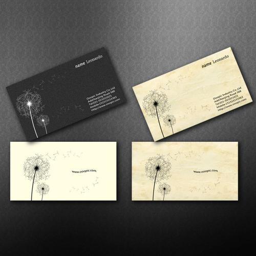 原创传媒公司名片设计模板精美淡雅名片设计版权可商用