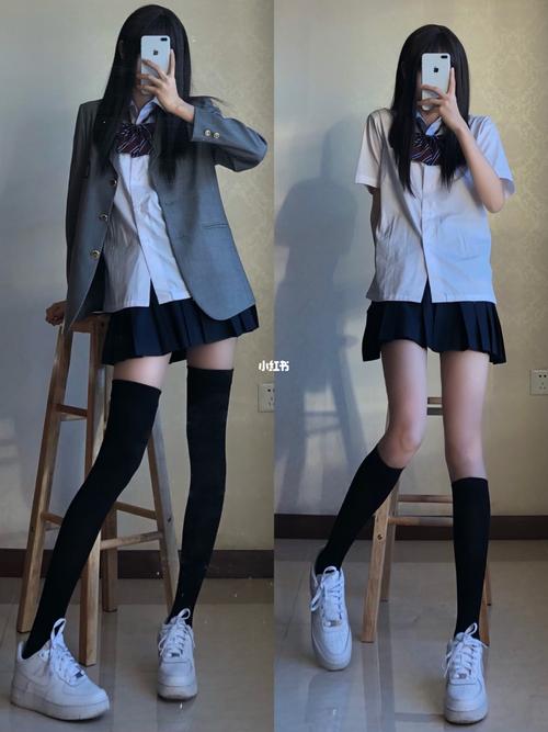 jk基础款77过膝袜 压力袜 真滴辣!_jk制服_压力袜