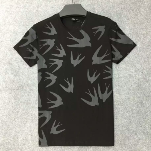 代购2016潮牌男士短袖t恤时尚休闲飞燕子修身半袖情侣mq男装mc