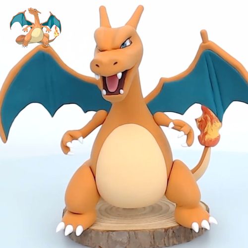 乐思陶超轻粘土|精灵宝可梦之喷火龙_粘土_精灵宝可梦