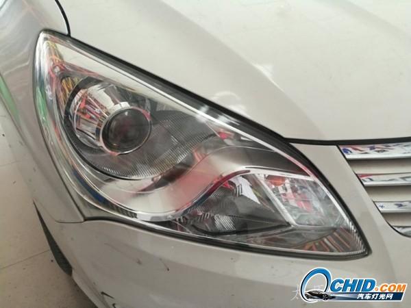 太原丽星改灯 现代悦动车灯改装海拉五双光氙气大灯