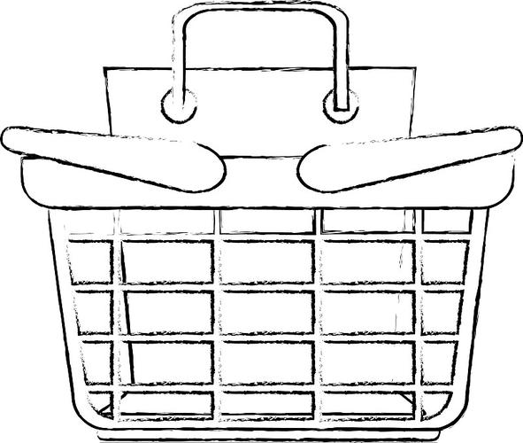 购物篮的象征图片