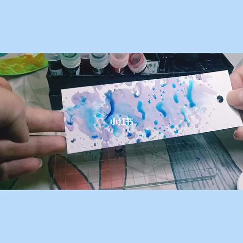 超简单染卡步骤_染卡制作_文化_绘画