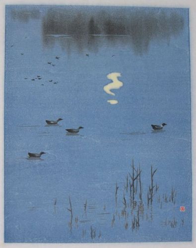 吴强年水印木刻风景作品回览