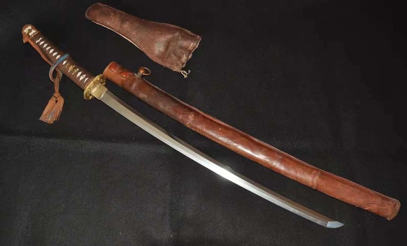 二战日本98军刀正装铝鞘包牛皮