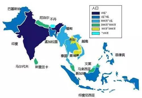 泰国,缅甸,马来西亚,新加坡,印度尼西亚,文莱,菲律宾,东帝汶组成