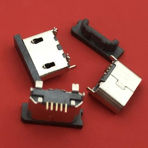 180度micro usb母座 立式贴片micro 5p插座