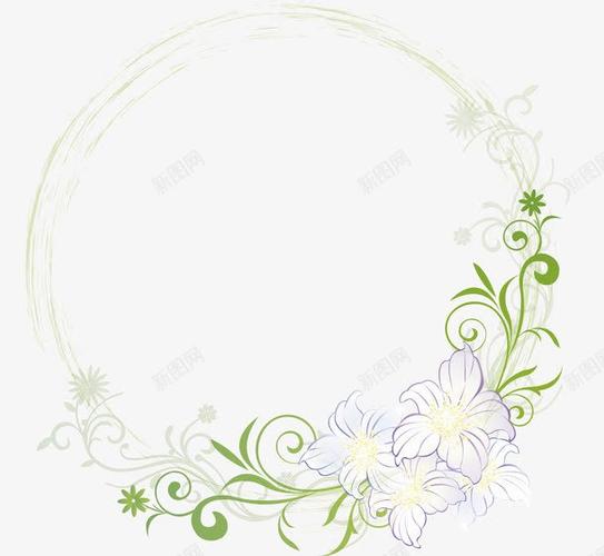 com 文字背景框 文字装饰背景 文本框 时尚边框 欧式花纹 花朵底纹