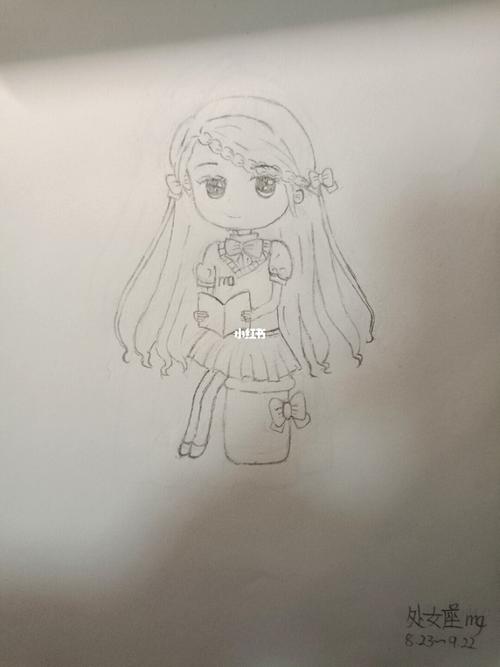 12星座手绘(二)_12星座_手绘_画画_处女座_文化_绘画