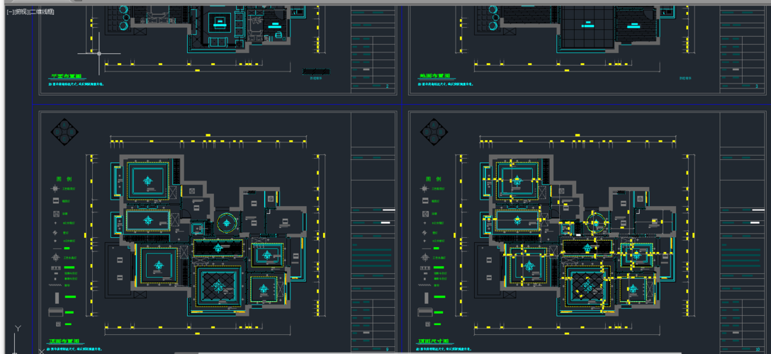 室内设计经典19套整套方案施工图设计资料免费赠送家居装饰装修必备