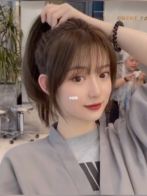 最新的法式刘海发型,任何脸型都适合98|||99法式刘海比起空气