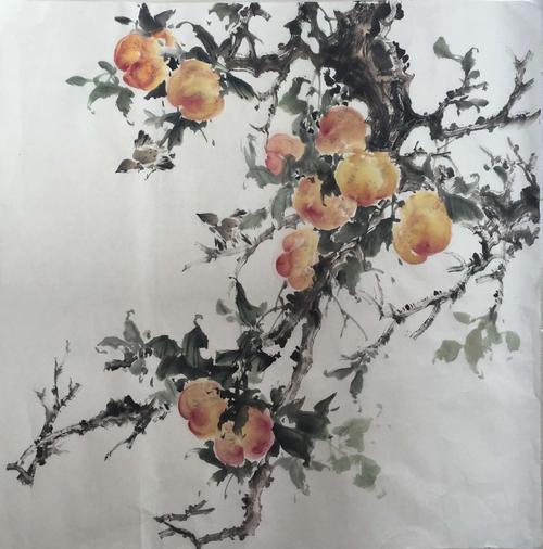 桃子的画法