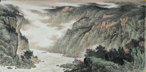 「艺惠藏」实力派画家关福元山水画作品选粹,大气磅礴