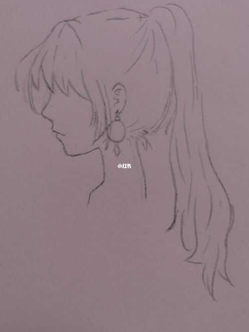 画女生侧脸_侧脸_野餐_城市野餐计划_文化_绘画