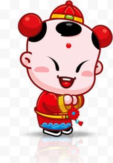 中国风祝福男女福娃图片免费下载-中国风祝福男女福娃