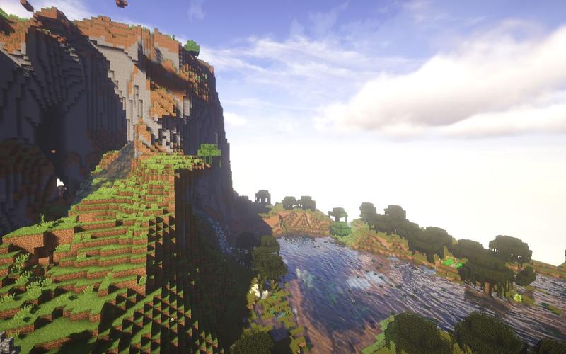 我的世界极致光影!快来看看!(60fp测试)up猪:gkz