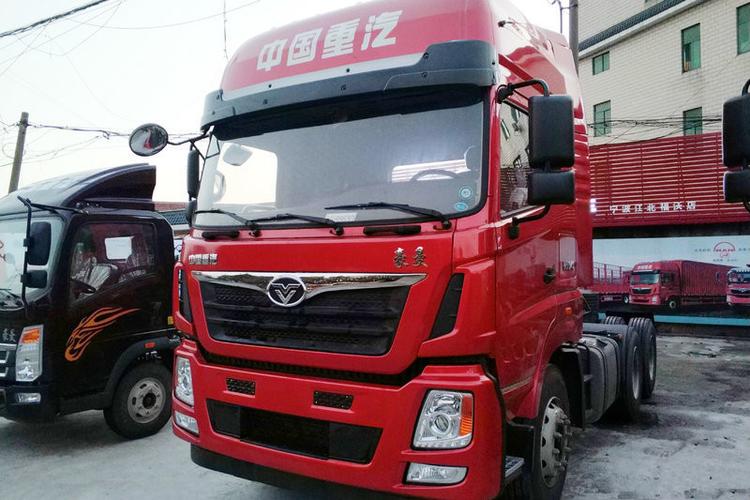 中国重汽 豪曼h5重卡 400马力 6x4 国五 牵引车(zz4258v40eb0)