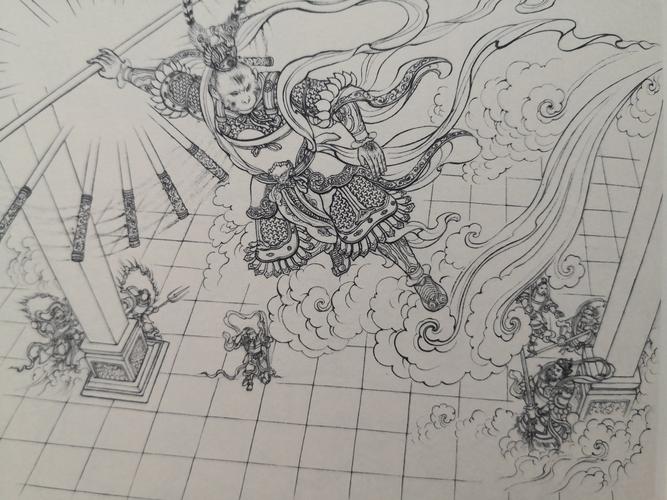 九轩版  大闹天宫>>(李翔绘画)(上)