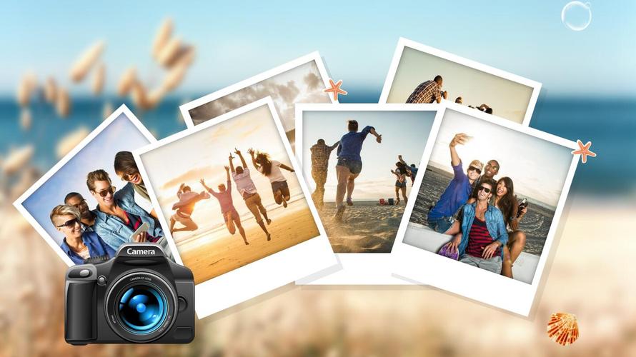 清新简约个人生活写真相册同学聚会ppt模板