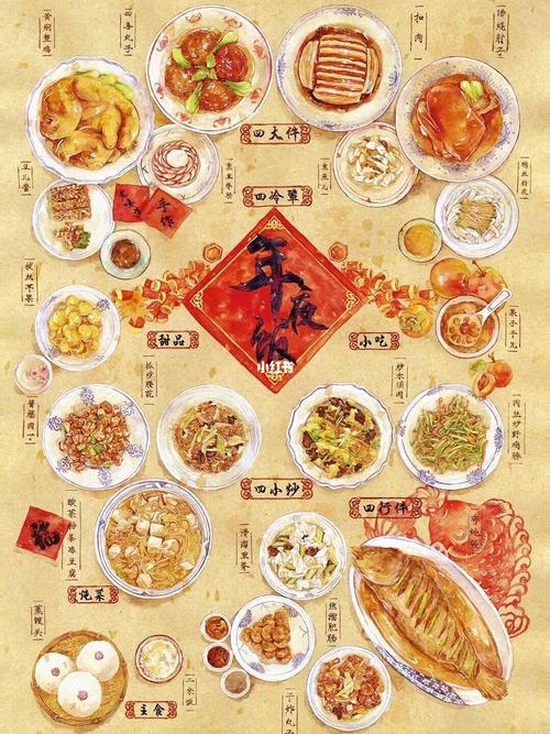 林大师的年夜饭99_水彩画_水彩画教程_文化_绘画