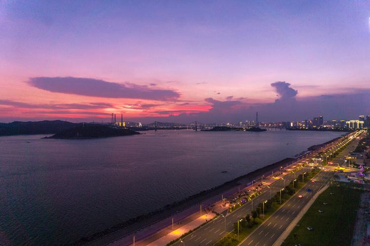 汕头市东海岸夕阳