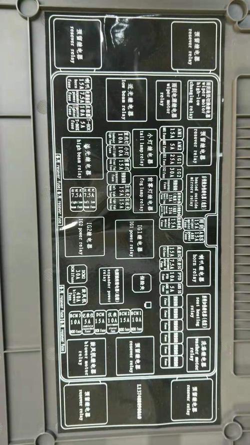 福田欧马可-汽车保险盒