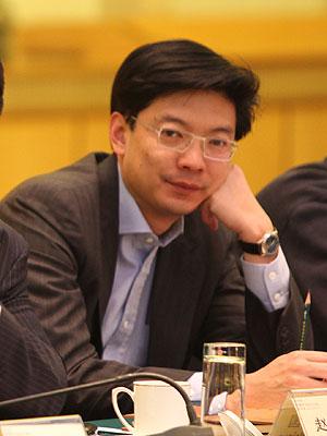 图文:论坛企业家理事会成员王兵