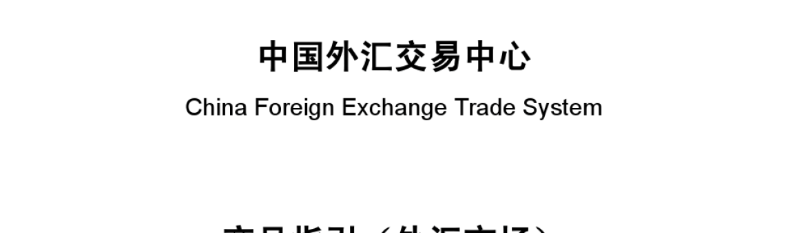 中国外汇交易中心产品指引(外汇市场)v1.